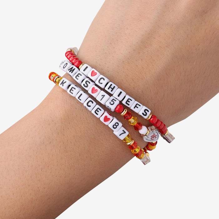 Travis Kelce Kansas City Chiefs 3 Pack Player Friendship Bracelet - $20